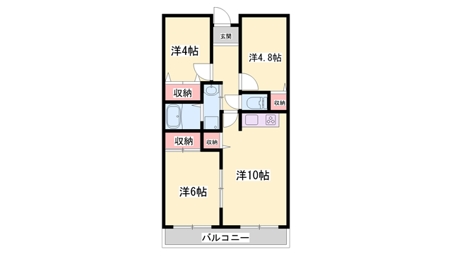 物件間取画像