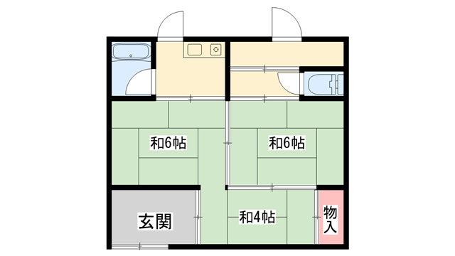 物件間取画像
