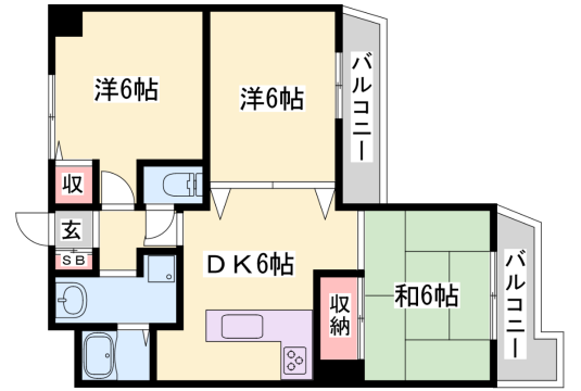 物件間取画像