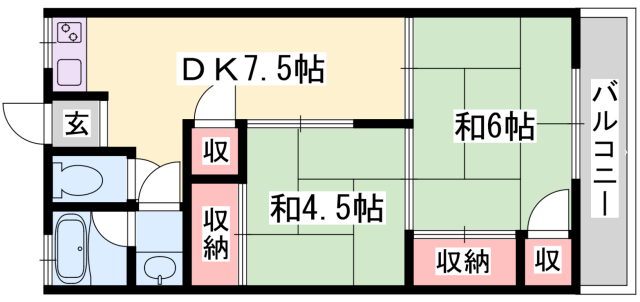 物件間取画像