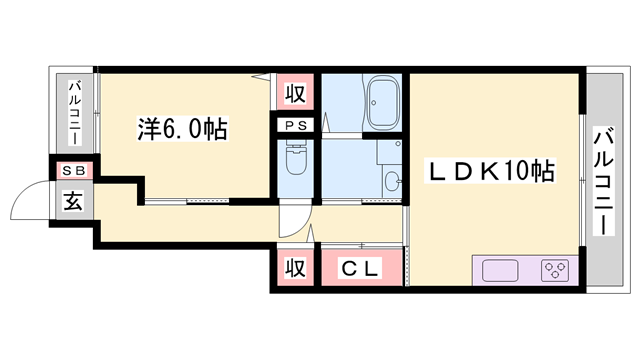 物件間取画像