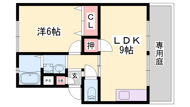 物件間取画像