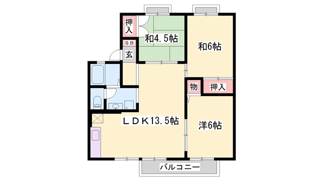 物件間取画像