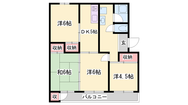 物件間取画像
