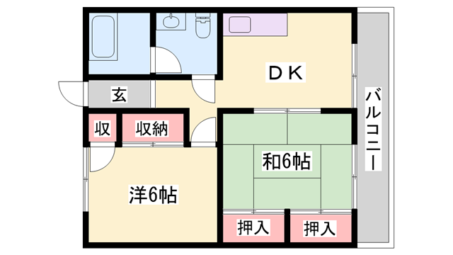 サニーハイム社の物件間取画像