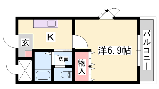物件間取画像