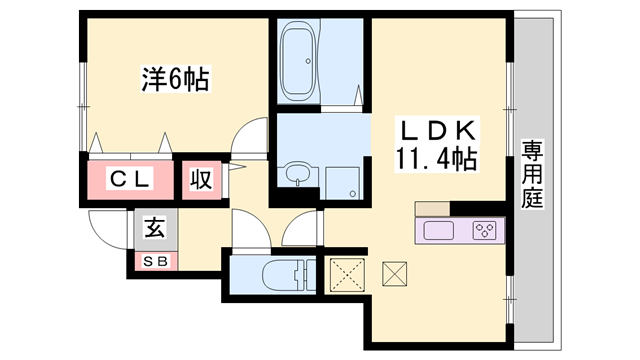 物件間取画像