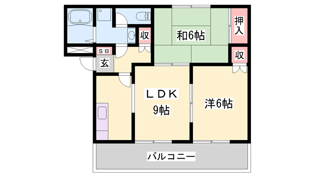 物件間取画像