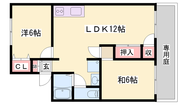 物件間取画像