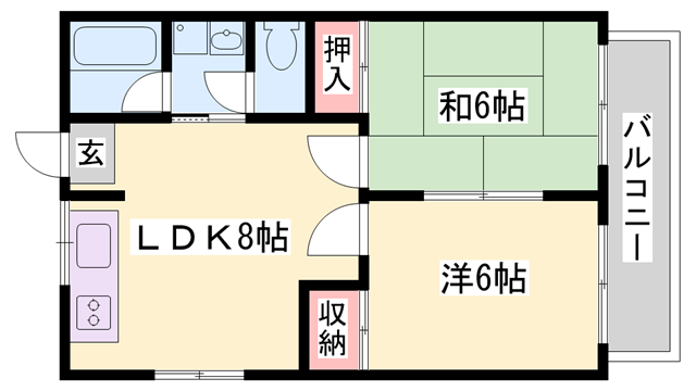 物件間取画像