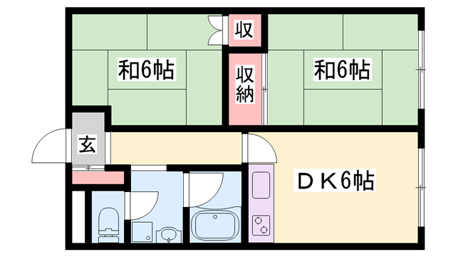 物件間取画像