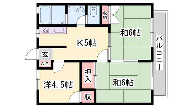 物件間取画像