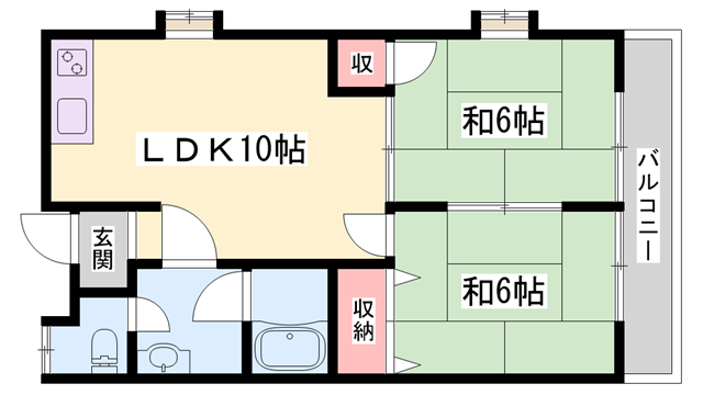 物件間取画像