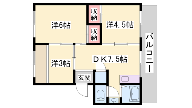 物件間取画像