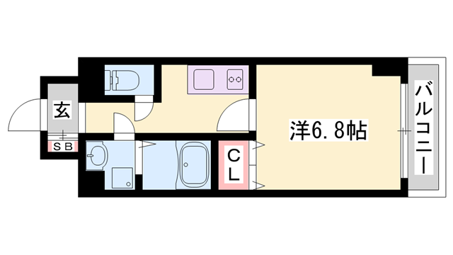 MISTRAL姫路駅前Ⅳの物件間取画像
