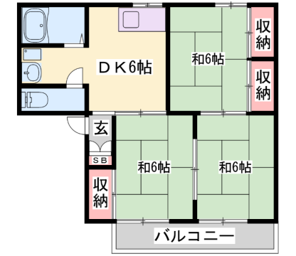 物件間取画像