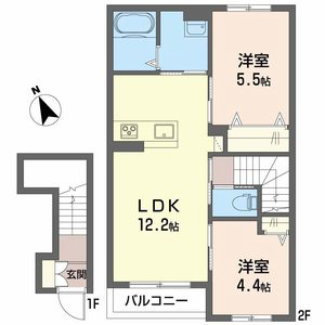 物件間取画像