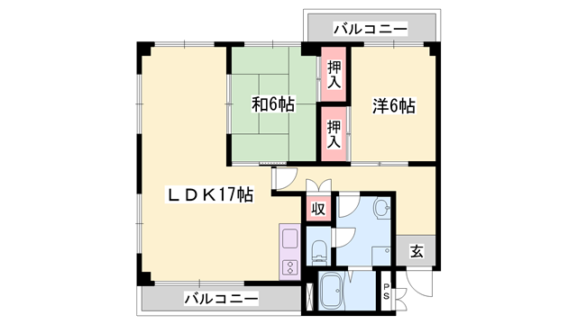 メゾン嵐山 の物件間取画像