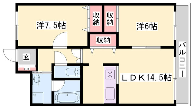 物件間取画像