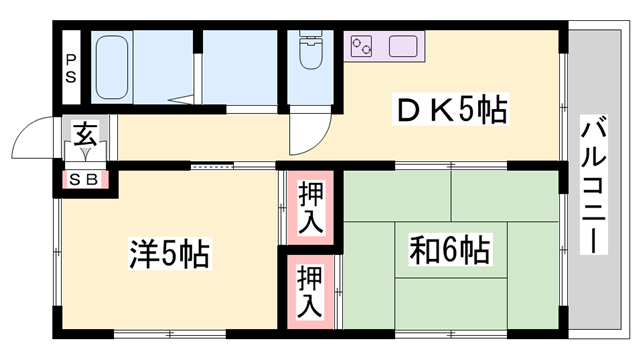 メゾン門田の物件間取画像