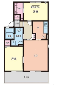 物件間取画像