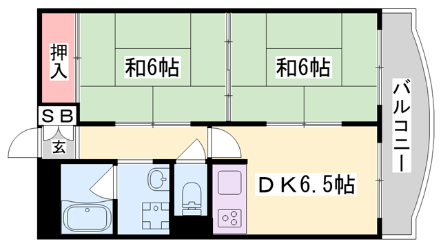物件間取画像