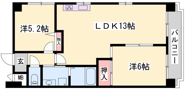 物件間取画像