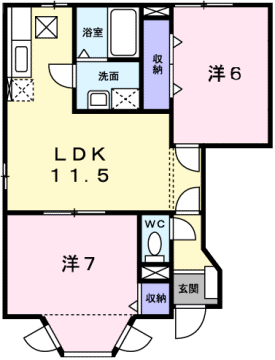 物件間取画像
