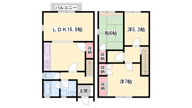 物件間取画像