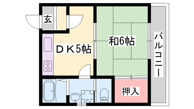 物件間取画像