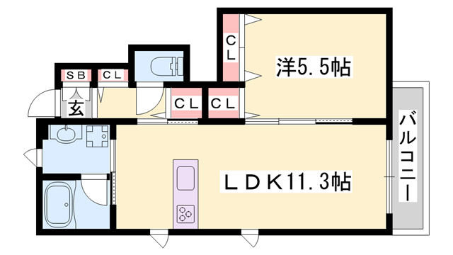物件間取画像