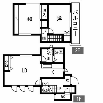 物件間取画像