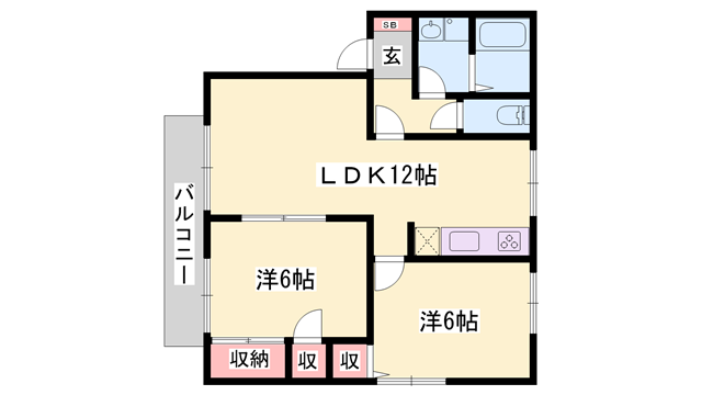 物件間取画像