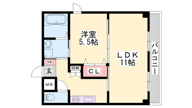 物件間取画像