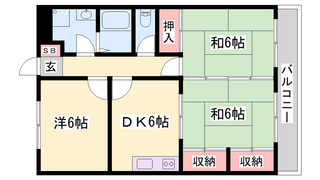 物件間取画像