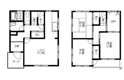 今在家6丁目戸建の物件間取画像