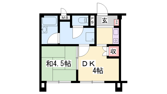 物件間取画像