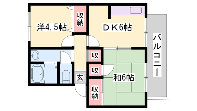 物件間取画像