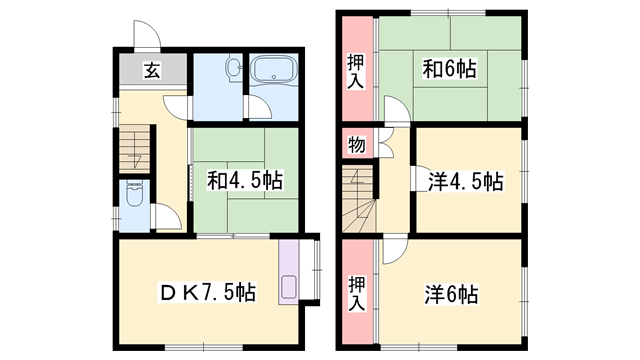 物件間取画像