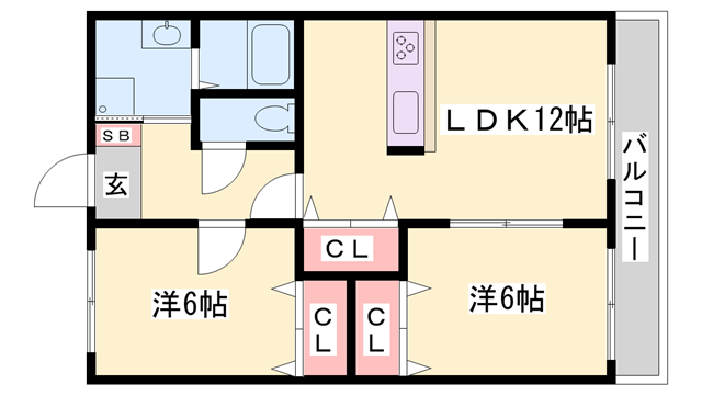 物件間取画像