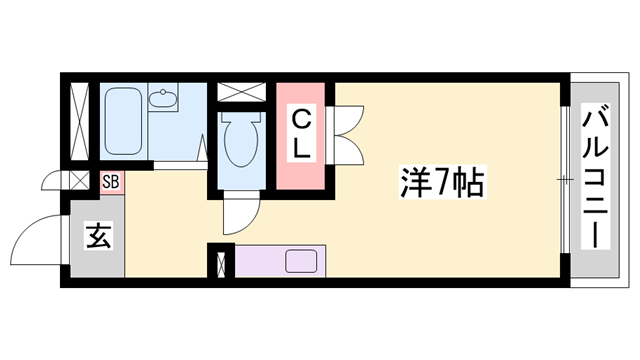 サンフレッチェ南条Aの物件間取画像