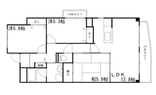 物件間取画像