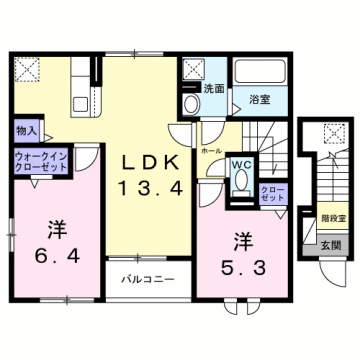 物件間取画像