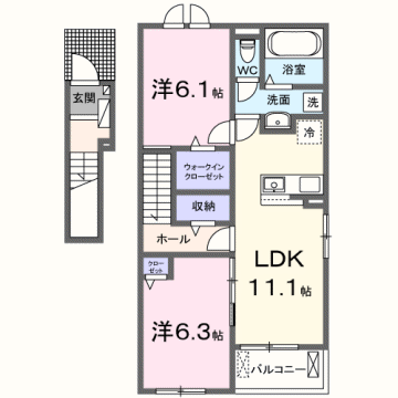 物件間取画像
