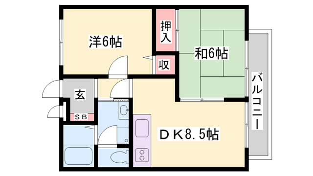 物件間取画像