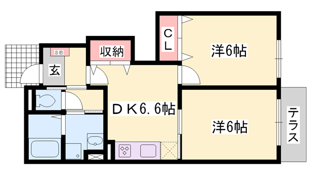 物件間取画像