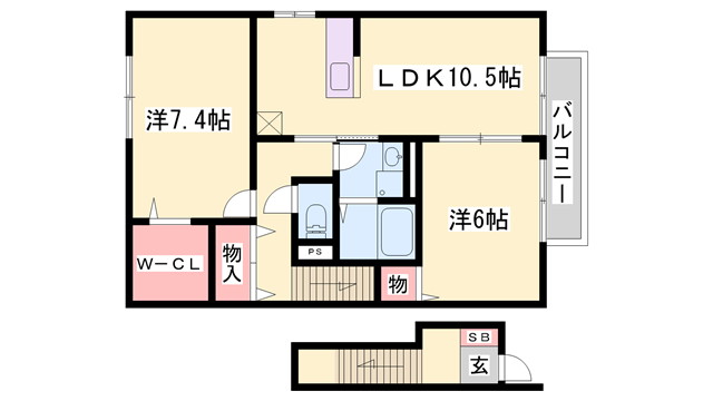 物件間取画像
