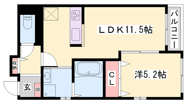 物件間取画像