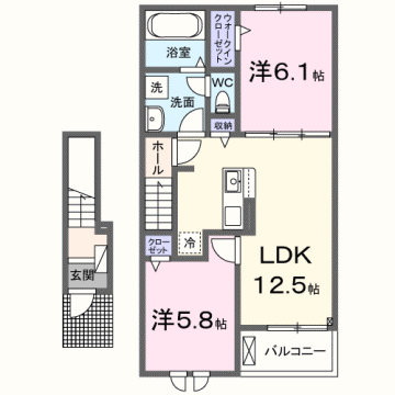 物件間取画像
