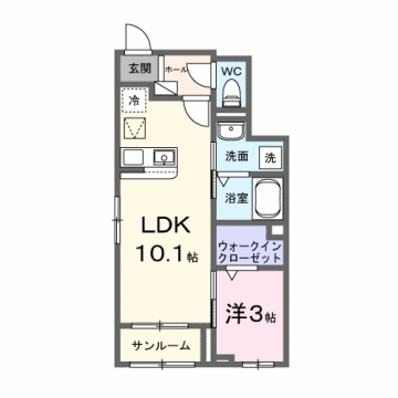物件間取画像